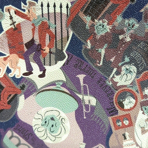 NWT Disney Parks Dooney & Bourke Haunted Mansion Satchel Bag - Picture 5 of 10